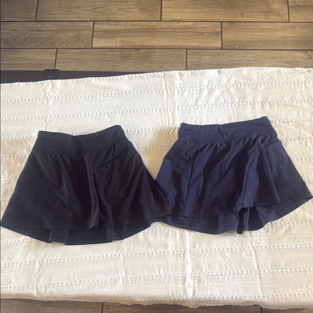 Bundle - Black and Navy Athletic/ Uniform Skorts